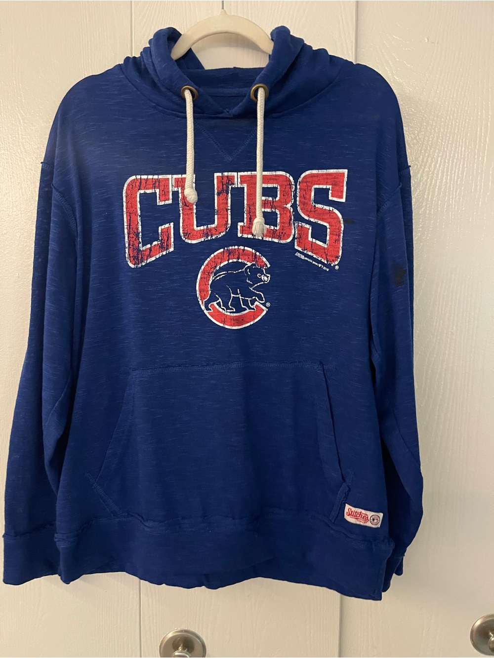 Chicago Cubs Blue Pullover Hoodie - Men's Team Sweater